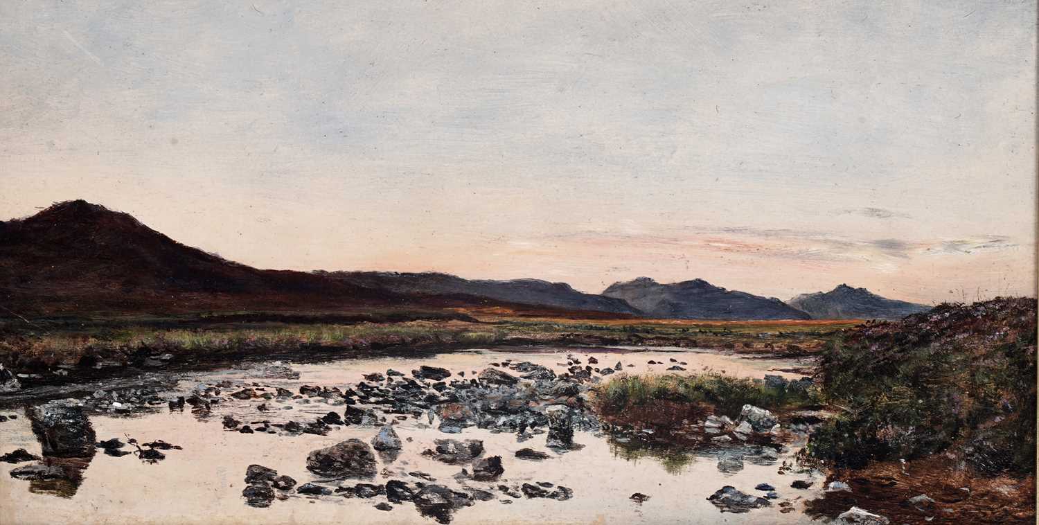 Lot 71 - George Sherwood Hunter - A highland landscape | oil