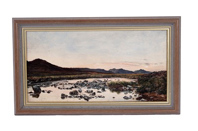 Lot 71 - George Sherwood Hunter - A highland landscape | oil