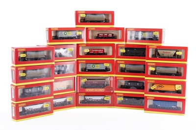 Lot 266 - Twenty-four boxed Hornby 00-gauge rolling stock and wagons