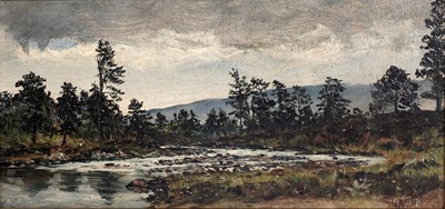 Lot 118 - George Sherwood Hunter - In Glen Dee | oil