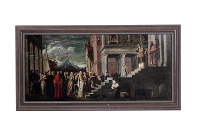 Lot 72 - George Sherwood Hunter after Titan - The Presentation of the Virgin at the Temple | oil