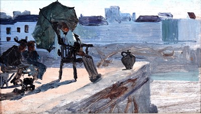 Lot 68 - George Sherwood Hunter - Part Sketch of Barber of Seville | oil