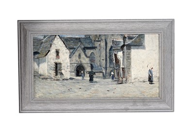Lot 82 - George Sherwood Hunter - Two scenes with nuns in Quimperlé | oil