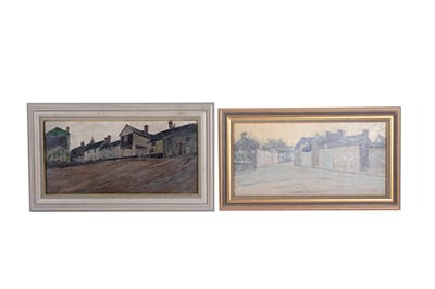 Lot 101 - George Sherwood Hunter - Two town scenes | oil