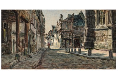 Lot 31 - George Sherwood Hunter - An Italian street scene | oil