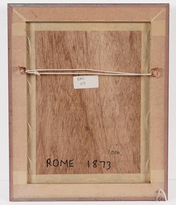 Lot 91 - George Sherwood Hunter - Rome, a street scene | oil