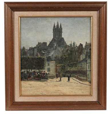 Lot 54 - George Sherwood Hunter - Quimplerle 1874 | oil
