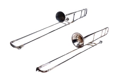 Lot 32 - A tenor Sackbut conversion; and a Besson trombone