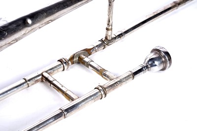 Lot 32 - A tenor Sackbut conversion; and a Besson trombone