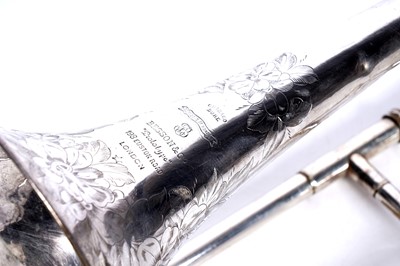 Lot 32 - A tenor Sackbut conversion; and a Besson trombone