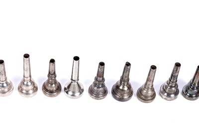 Lot 26 - Twenty various cornet mouthpieces