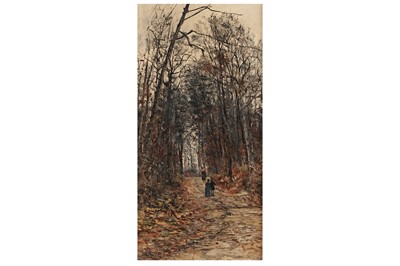 Lot 52 - George Sherwood Hunter - Woodland glade plus group of three | oil