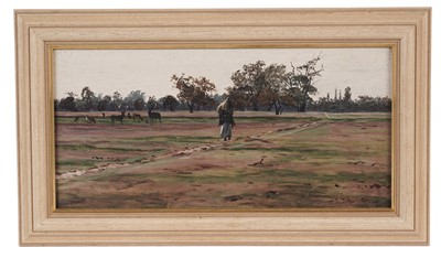 Lot 79 - George Sherwood Hunter - In Burley Park | oil