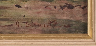 Lot 79 - George Sherwood Hunter - In Burley Park | oil