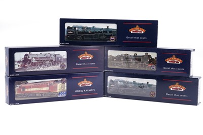 Lot 215 - Five boxed Bachmann 00-gauge locomotives