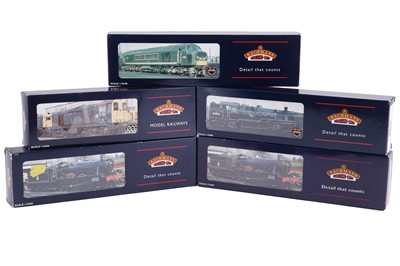 Lot 243 - Five boxed Bachmann 00-gauge locomotives