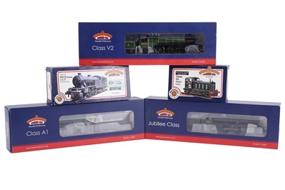 Lot 220 - Five boxed Bachmann 00-gauge locomotives