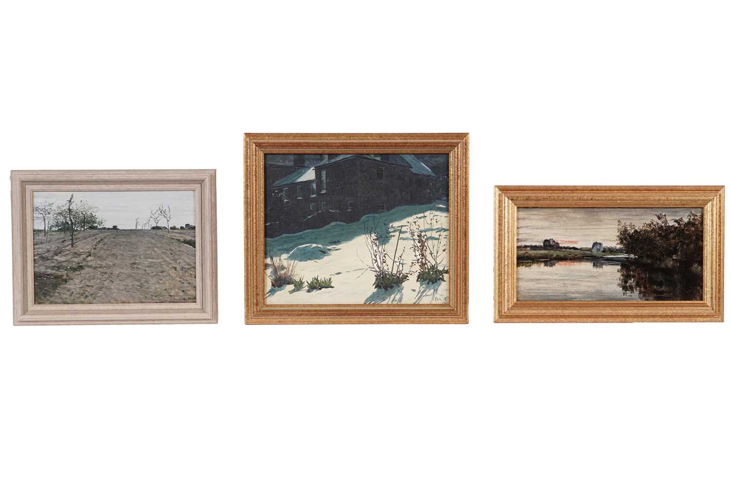 Lot 69 - George Sherwood Hunter - A collection of three pictures | oil