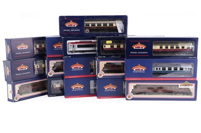 Lot 262 - Sixteen boxed Bachmann 00-gauge coaches