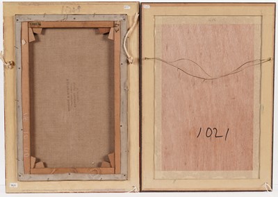 Lot 93 - George Sherwood Hunter - Two church interiors | oil