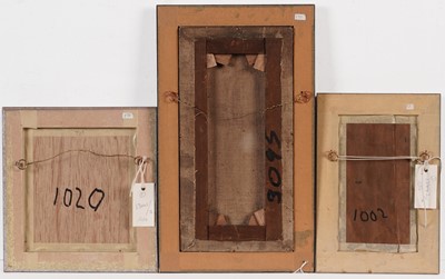 Lot 84 - George Sherwood Hunter - Three interior scenes | oil