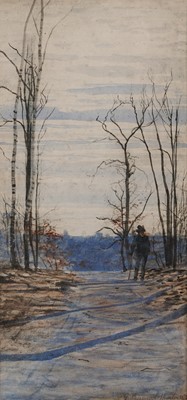 Lot 33 - George Sherwood Hunter - A pair of continental country scenes | watercolour