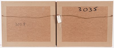 Lot 57 - George Sherwood Hunter - A pair of interior scenes | watercolour