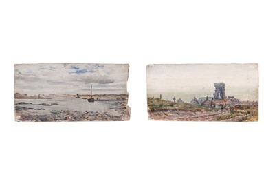 Lot 139 - George Sherwood Hunter - A pair of coastal scenes | oil