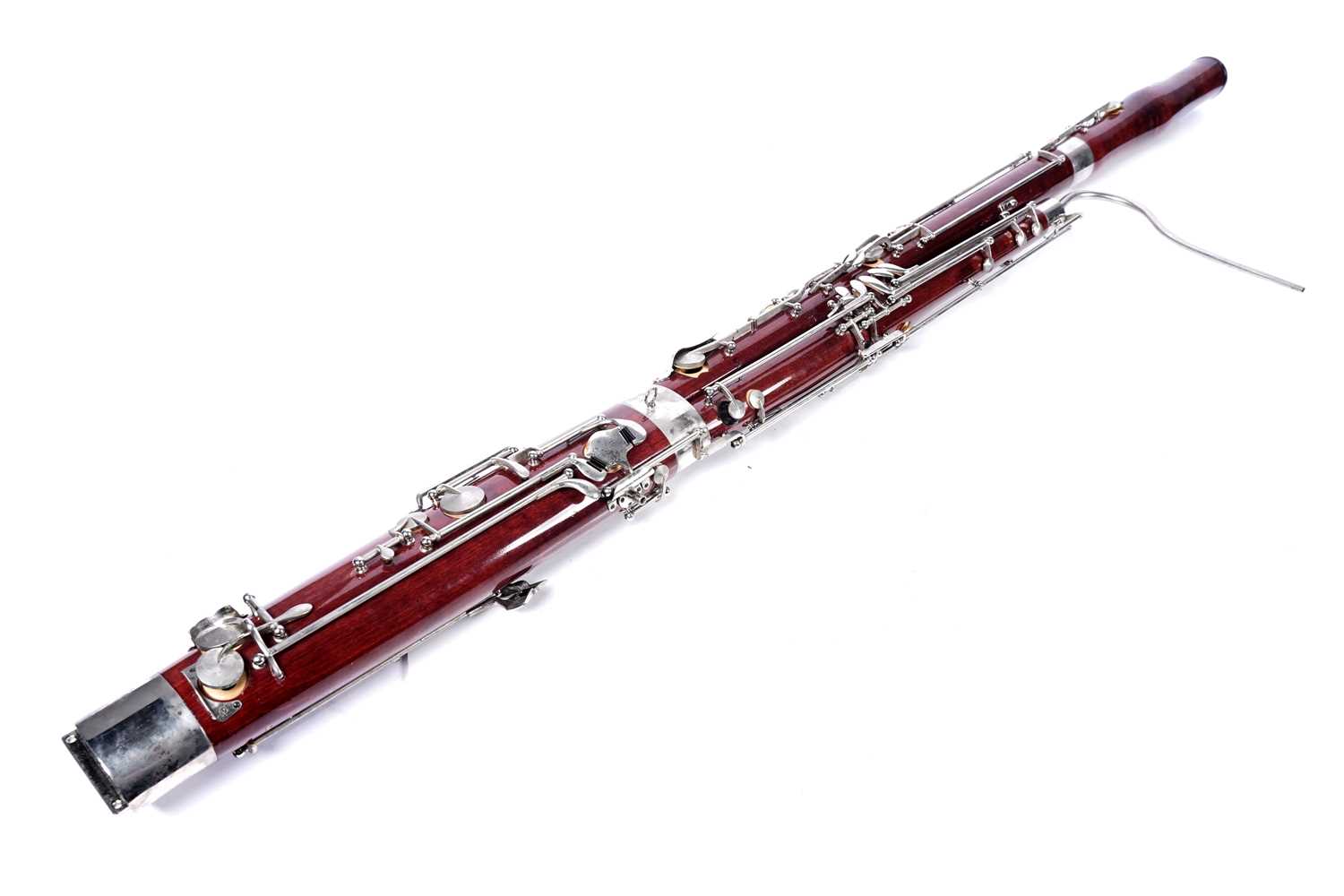 Lot 14 - A B&H Bassoon, cased