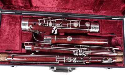 Lot 14 - A B&H Bassoon, cased