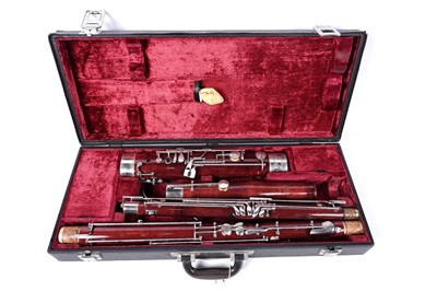 Lot 14 - A B&H Bassoon, cased