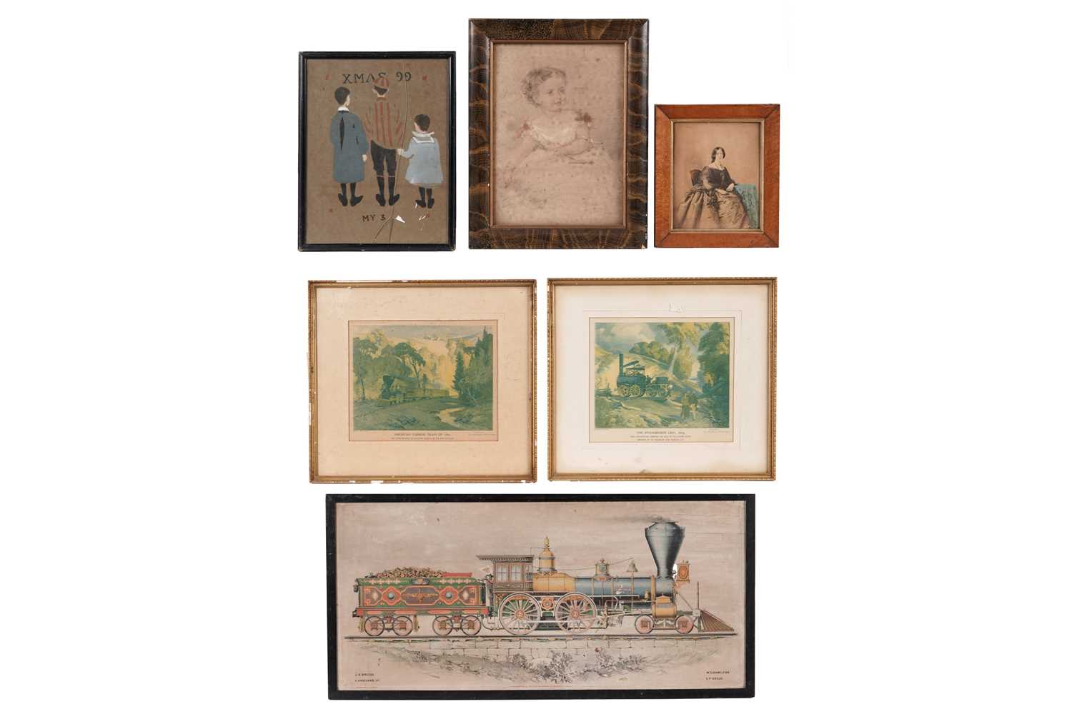 Lot 55 - 19th Century English School - Portrait of a child | pencil and pastel