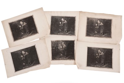 Lot 143 - George Sherwood Hunter - Feeding a child | etching