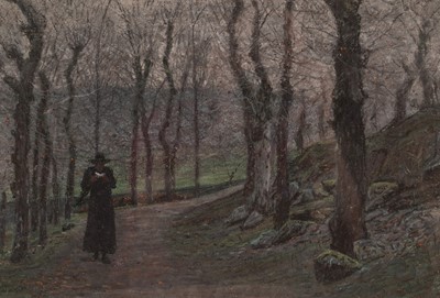 Lot 32 - George Sherwood Hunter - A pair of landscape scenes | pastel