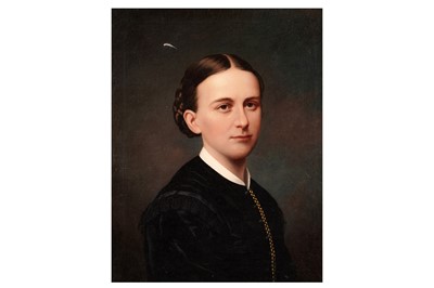 Lot 26 - British 19th Century school - Portrait of a lady | oil