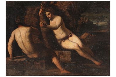 Lot 123 - After Jacopo Robusti called Tintoretto - The Temptation of Adam | oil