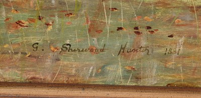 Lot 67 - George Sherwood Hunter- Silver birch wood | oil