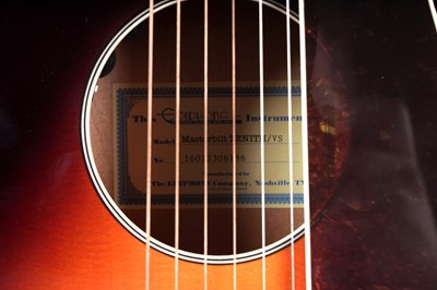 Lot 54 - An Epiphone Century Zenith Masterbilt electro-acoustic guitar