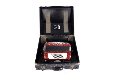 Lot 6 - A Galotta 48 bass piano accordion.