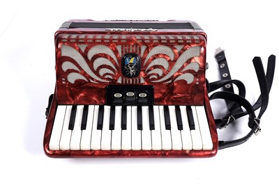 Lot 6 - A Galotta 48 bass piano accordion.