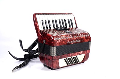 Lot 6 - A Galotta 48 bass piano accordion.