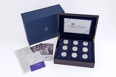 Lot 452 - The Royal Mint “2006 Queen Elizabeth II 80th Birthday” silver proof coin collection