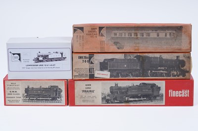 Lot 217 - A collection of 00-gauge locomotive die cast kits and accessories