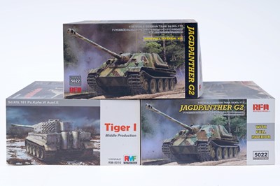 Lot 315 - Three 1:35 scale Ryefield Model model kits