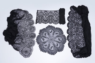 Lot 508 - Victorian Grand Period black decorative lace | Lady Grey