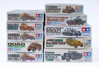 Lot 288 - Ten 1:35 scale Tamiya model kits