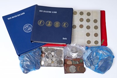 Lot 442 - A collection of silver coins and others