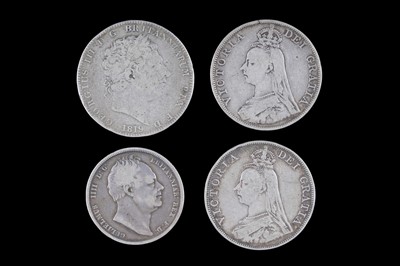 Lot 443 - Four 19th-century silver coins