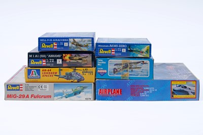 Lot 317 - Four 1:72 scale Revell model kits; and three other 1:72 scale kits