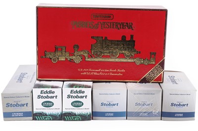 Lot 358 - Six boxed Atlas Editions diecast Eddie Stobart vehicles; and a Matchbox Models of Yesteryear